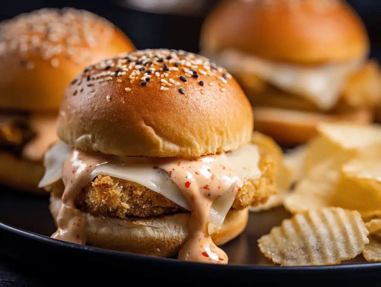 Bang Bang Chicken Sliders preparation steps