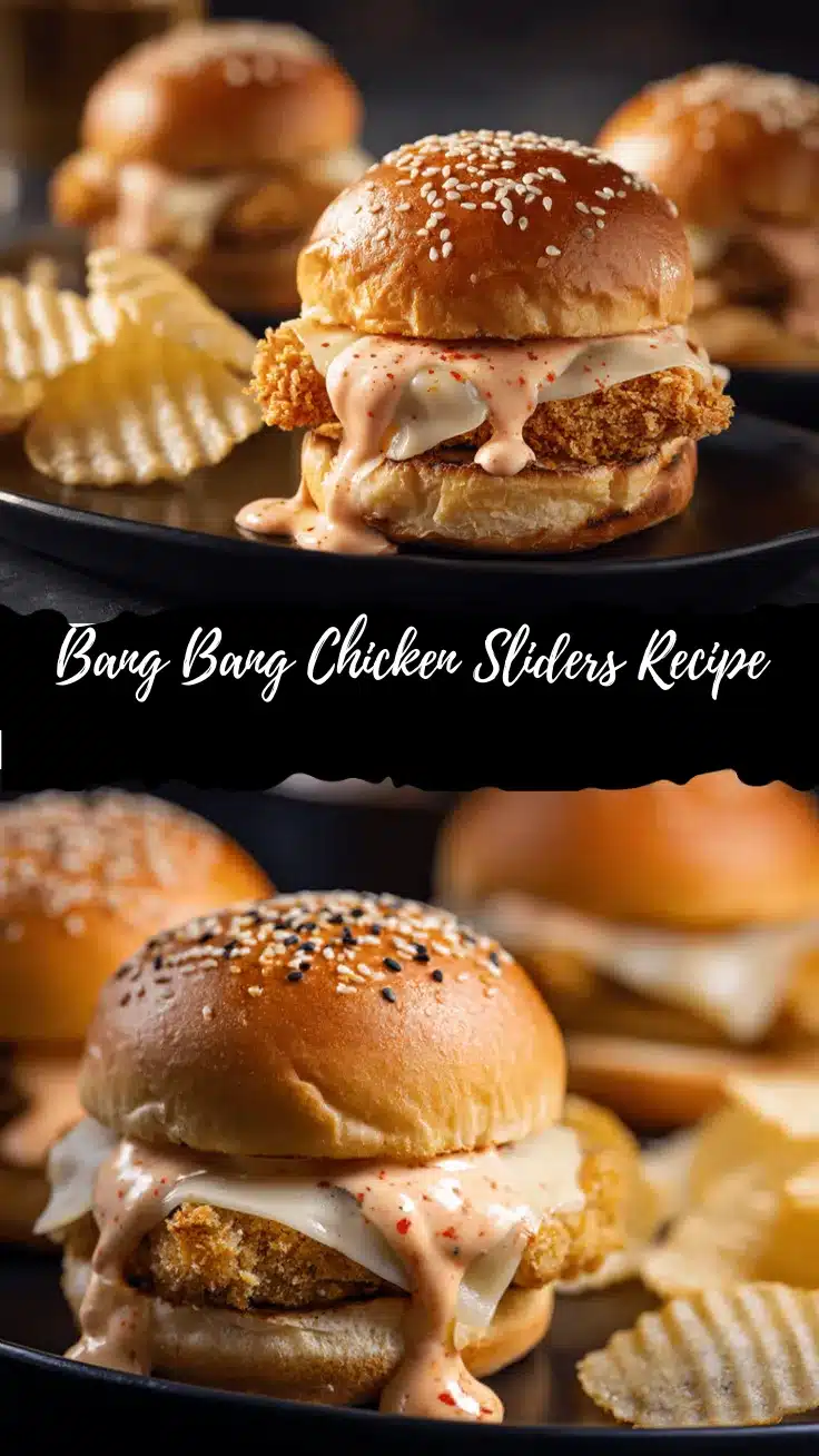 Bang Bang Chicken Sliders recipe