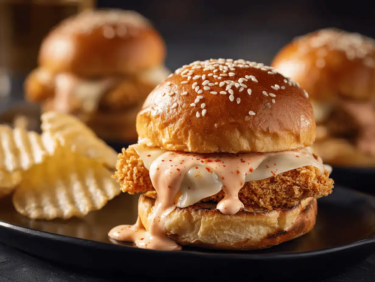Bang Bang Chicken Sliders - featured image