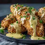 crispy pretzel chicken tenders - featured image