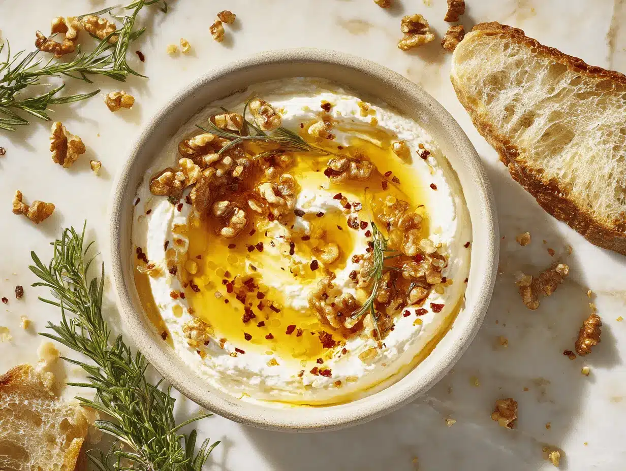 ricotta dip with hot honey preparation steps