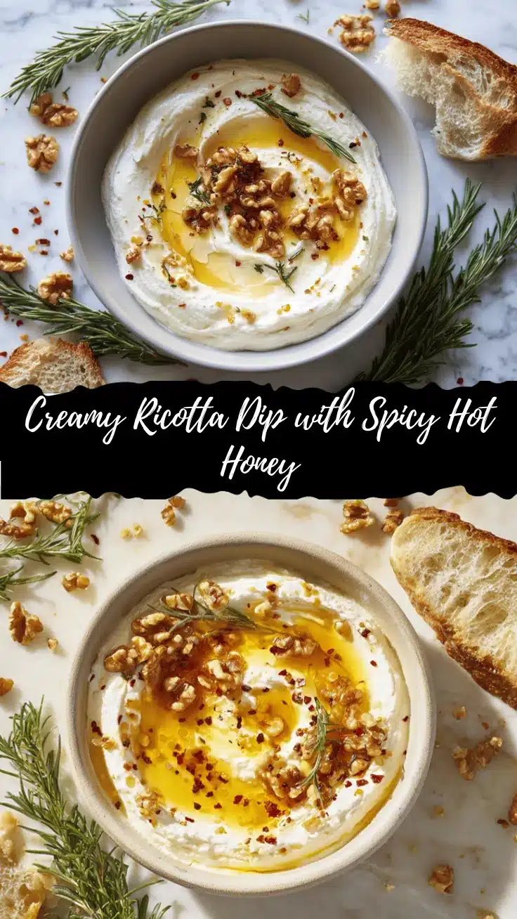 ricotta dip with hot honey recipe